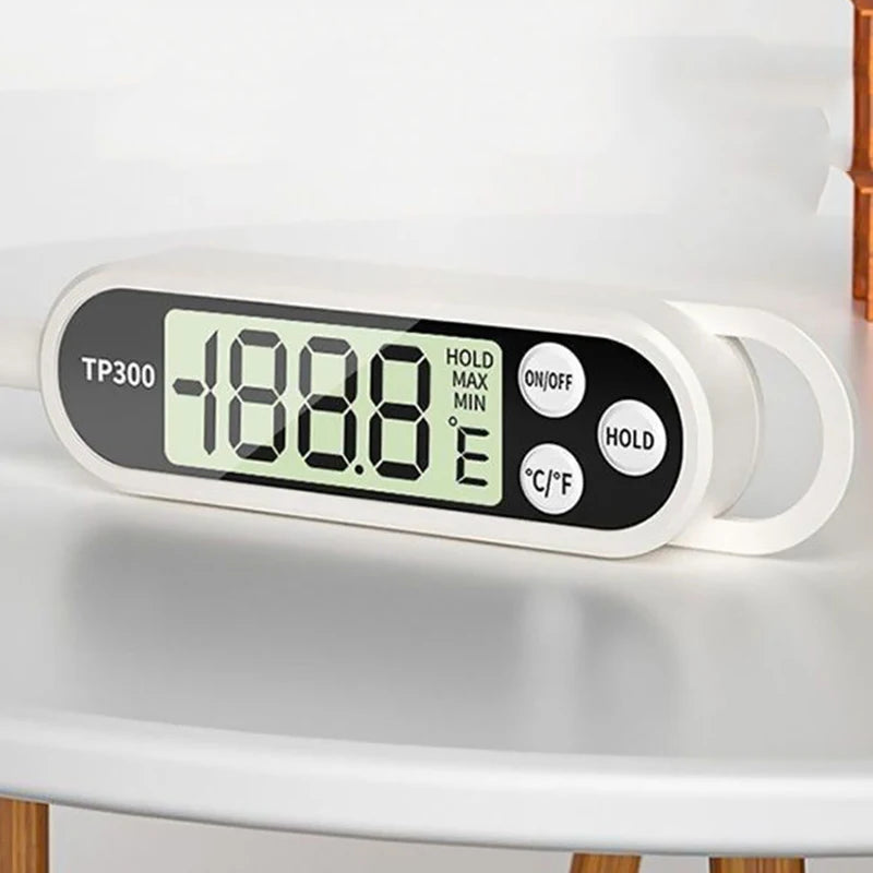 Digital Kitchen Thermometer LCD Display TP300 Electronic Food Thermometer LCD Display Digital Temperature MeasuringTool for Meat