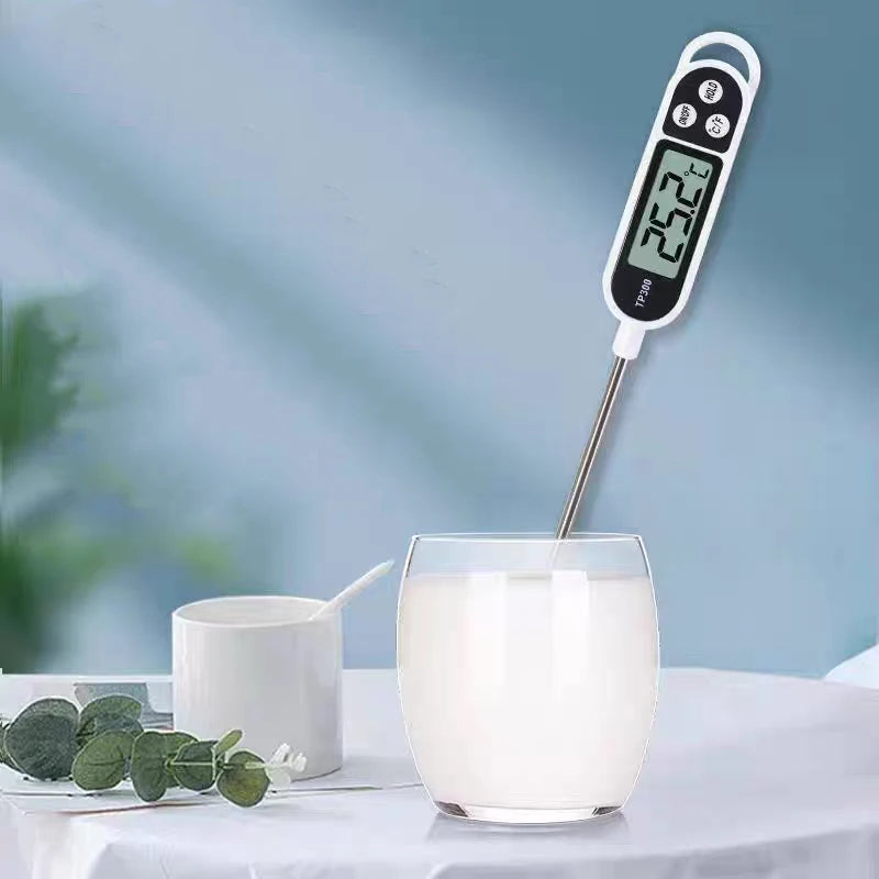 Digital Kitchen Thermometer LCD Display TP300 Electronic Food Thermometer LCD Display Digital Temperature MeasuringTool for Meat