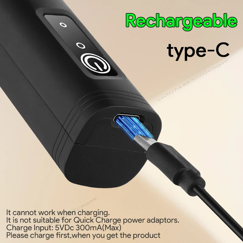 HOT Electric Milk Frother + Egg Beater Wireless Type-C Charging 3 Speeds Mini Handheld Foam Maker Coffee Whisk Cooking Tools