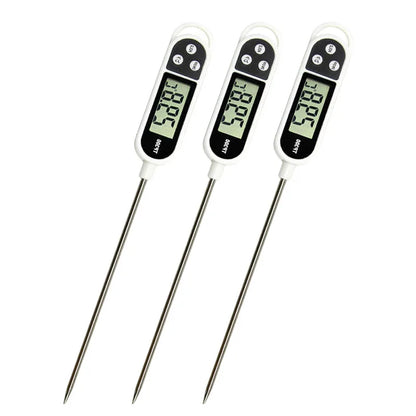 Digital Kitchen Thermometer LCD Display TP300 Electronic Food Thermometer LCD Display Digital Temperature MeasuringTool for Meat