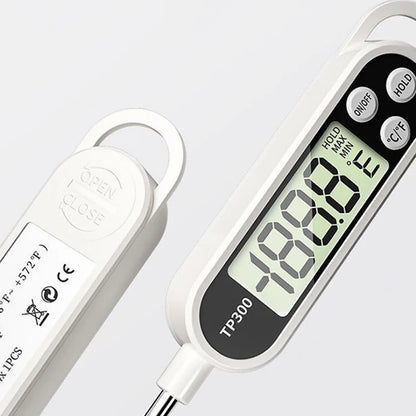 Digital Kitchen Thermometer LCD Display TP300 Electronic Food Thermometer LCD Display Digital Temperature MeasuringTool for Meat